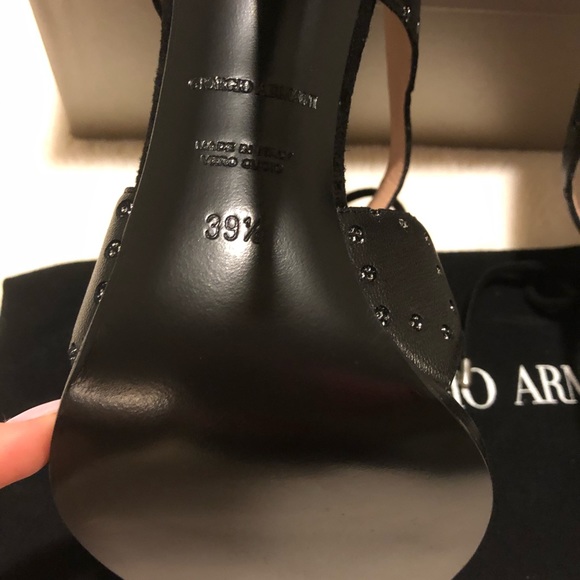 Giorgio Armani Black & Red Heels size 39 🌸. - Picture 5 of 8